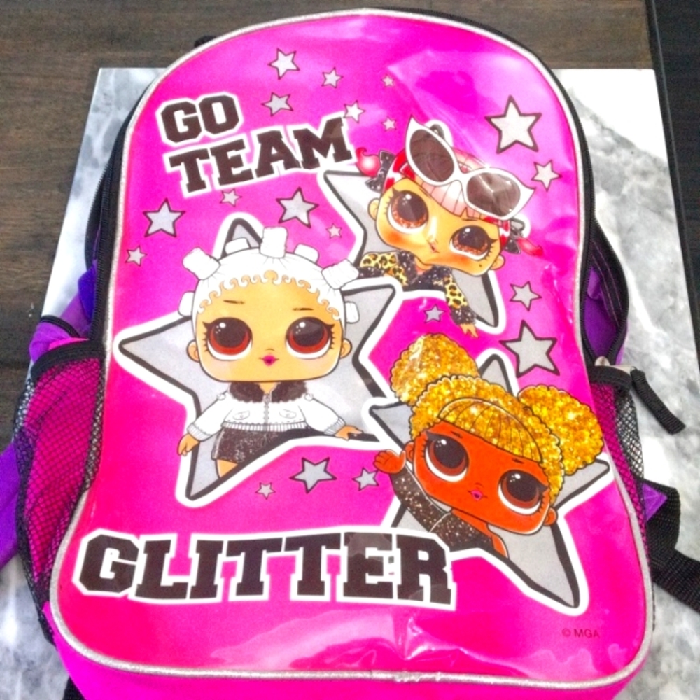 Girls LOL  purple backpack